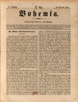 Bohemia Sonntag 24. Dezember 1848