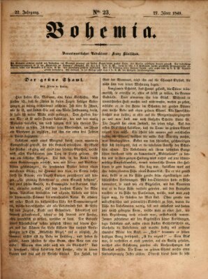 Bohemia Samstag 27. Januar 1849