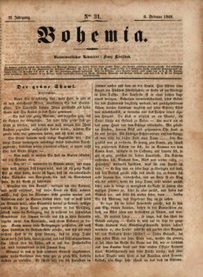 Bohemia Dienstag 6. Februar 1849