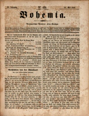 Bohemia Donnerstag 31. Mai 1849