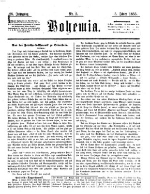 Bohemia Freitag 5. Januar 1855