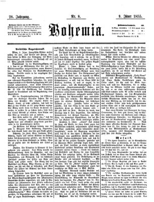 Bohemia Dienstag 9. Januar 1855