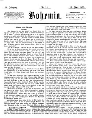 Bohemia Dienstag 16. Januar 1855