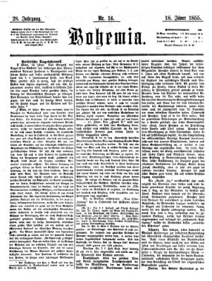 Bohemia Donnerstag 18. Januar 1855