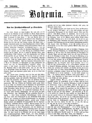 Bohemia Samstag 3. Februar 1855