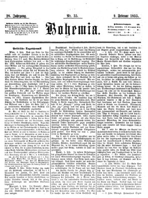 Bohemia Freitag 9. Februar 1855