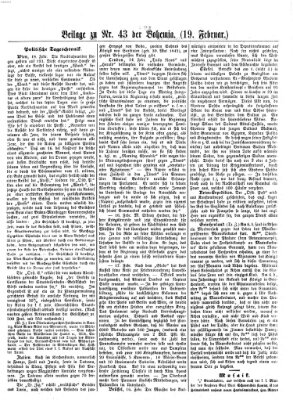 Bohemia Montag 19. Februar 1855