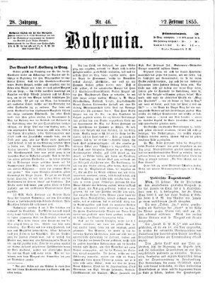 Bohemia Donnerstag 22. Februar 1855