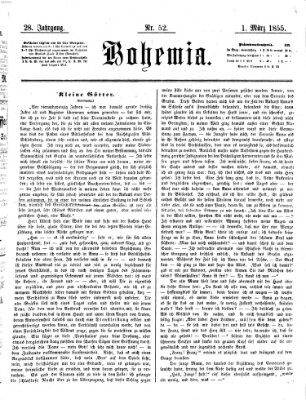 Bohemia Donnerstag 1. März 1855