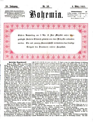 Bohemia Dienstag 6. März 1855