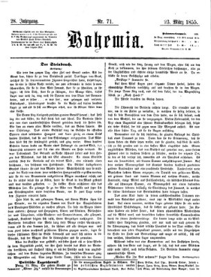 Bohemia Freitag 23. März 1855