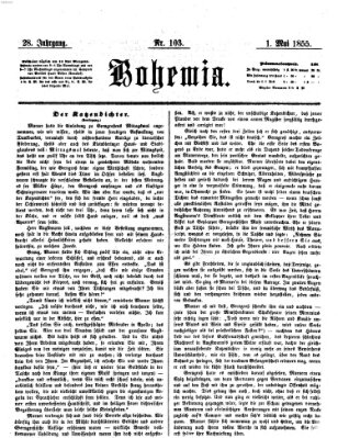 Bohemia Dienstag 1. Mai 1855