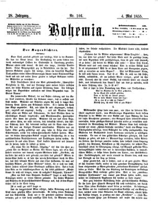 Bohemia Freitag 4. Mai 1855