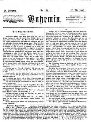 Bohemia Donnerstag 10. Mai 1855