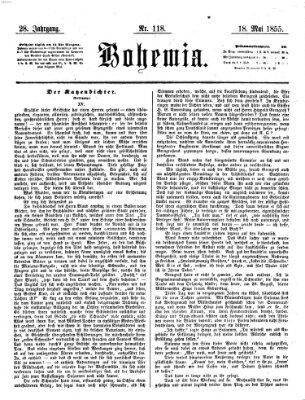 Bohemia Freitag 18. Mai 1855