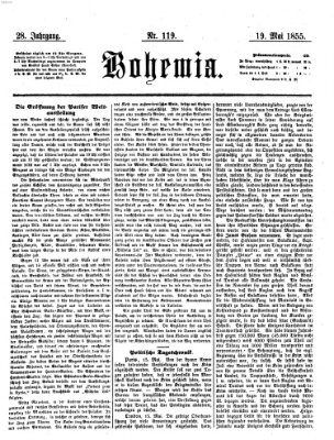 Bohemia Samstag 19. Mai 1855