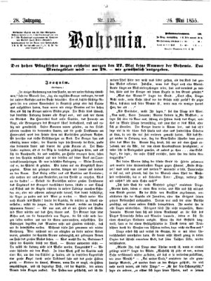 Bohemia Samstag 26. Mai 1855