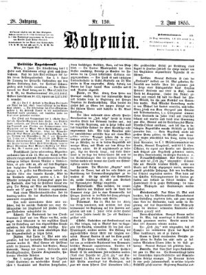 Bohemia Samstag 2. Juni 1855