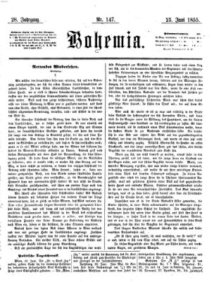 Bohemia Samstag 23. Juni 1855