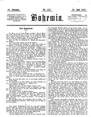 Bohemia Samstag 30. Juni 1855