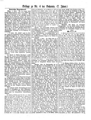 Bohemia Montag 7. Januar 1856