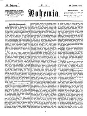 Bohemia Mittwoch 16. Januar 1856