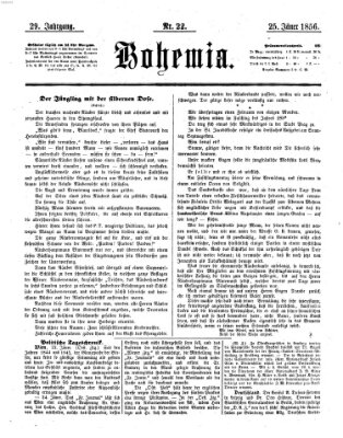 Bohemia Freitag 25. Januar 1856