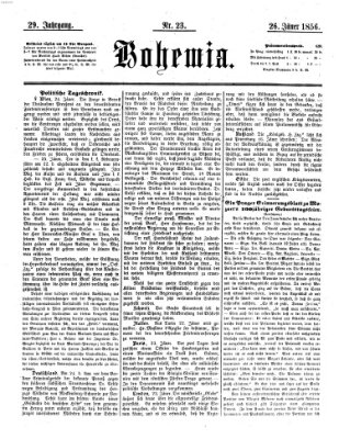 Bohemia Samstag 26. Januar 1856