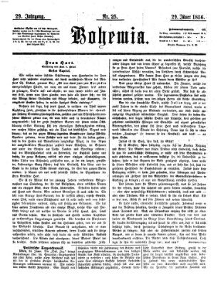 Bohemia Dienstag 29. Januar 1856