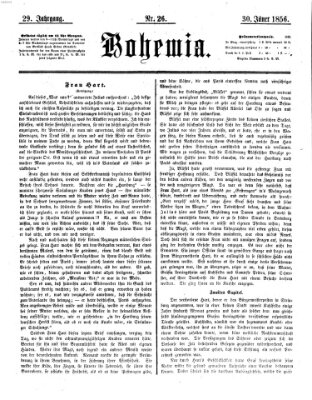 Bohemia Mittwoch 30. Januar 1856