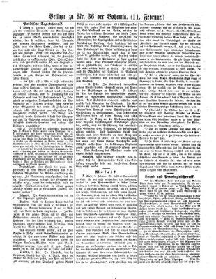 Bohemia Montag 11. Februar 1856