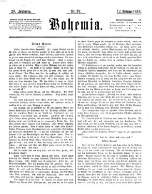 Bohemia Dienstag 12. Februar 1856