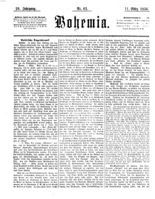 Bohemia Dienstag 11. März 1856