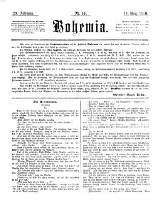 Bohemia Sonntag 16. März 1856