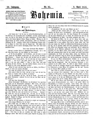 Bohemia Mittwoch 9. April 1856