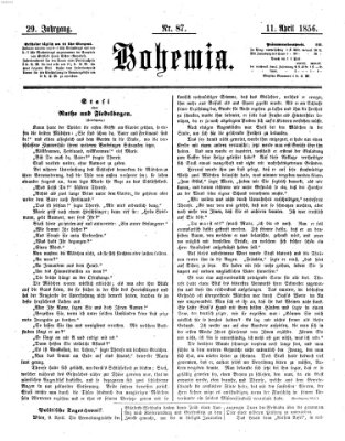 Bohemia Freitag 11. April 1856