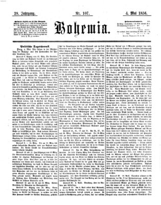 Bohemia Sonntag 4. Mai 1856