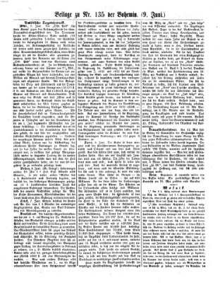 Bohemia Montag 9. Juni 1856