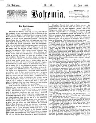 Bohemia Mittwoch 11. Juni 1856