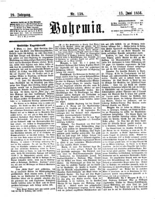 Bohemia Freitag 13. Juni 1856