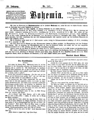 Bohemia Sonntag 15. Juni 1856