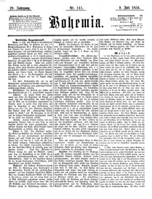 Bohemia Mittwoch 9. Juli 1856