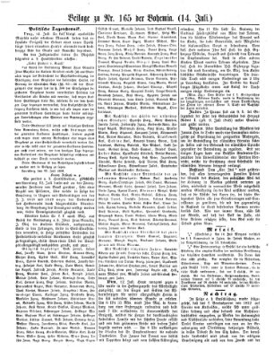 Bohemia Montag 14. Juli 1856