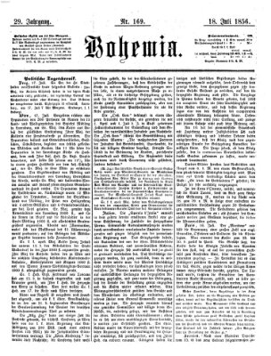 Bohemia Freitag 18. Juli 1856