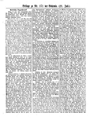 Bohemia Montag 21. Juli 1856