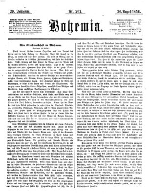 Bohemia Dienstag 26. August 1856