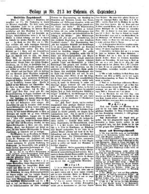 Bohemia Montag 8. September 1856