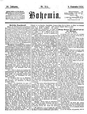 Bohemia Dienstag 9. September 1856