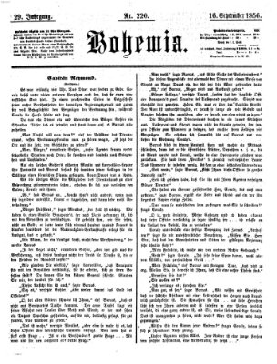 Bohemia Dienstag 16. September 1856