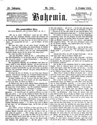 Bohemia Mittwoch 8. Oktober 1856